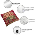thumbnail image 4 of Nawypu Home Decorations Elephant Bohemian Cushion Cover Set of 2 Handcrafted Patchwork Throw Pillow, Decorative Boho Sofa Cushion Covers for Home &amp; Gift 2pcs 24x24in, 4 of 6