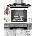 thumbnail image 4 of Large Induction Cooktop Protector Mat Hippo Stove Top Covers for Electric Stove, Funny Animal Bathtub Abstract Art Grey Decorative Stove Burner Cover Mats, Glass Top Stove Cover, 4 of 7
