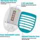 thumbnail image 2 of 4 piezas de matamoscas eléctrico, lámpara matamosquitos, mata insectos eléctrico, eléctrico con luz ultravioleta, matamoscas de interior, trampa para mosquitos para interior y exterior, 2 of 5