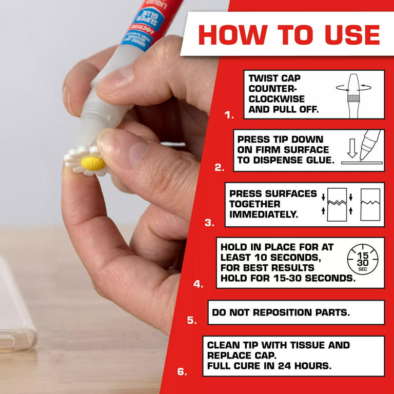 Colle liquide extra-forte Super Glue 3 Perfect Pen - Stylo doseur