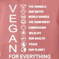 thumbnail image 3 of CafePress - VEGAN FOR EVERYTHING T Shirt - Womens Comfort Colors® Shirt, 3 of 4