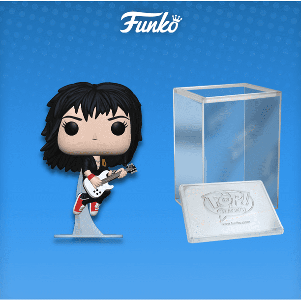 Funko Pop! Rocks: Joan Jett Vinyl Figure (+ Pop! Stacks Plastic Protector)