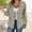 Khaki, variant on Womens Solid Color Button Down V Neck Loose Long Sleeved Cardigan Woman Fall Clothes Knit Open Front Sweater Long Sleeve Cardigan Embroider Cardigan Knitted Jacket Women Sweater for Women Open Front