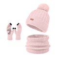 thumbnail image 4 of UFOUND Hat Cap Scarf And Glove Set Fashionable Outdoor Women Warm Three Piece Set Winter, 4 of 9
