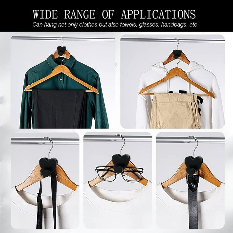 24PCS Space Triangles for Hanging Clothes, Space Saving Hangers