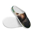 thumbnail image 3 of Lsque Daisy Sleeping Sloth Pattern Womens Comfort Cotton on Scuff With Memory Foam and Anti-skid Sole Slipper-37/38, 3 of 7