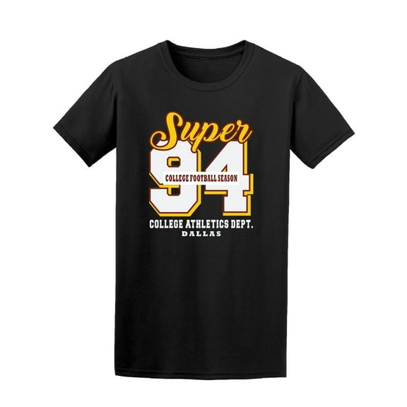 Super College Football Season T-Shirt Men -Image by Shutterstock, Male x-Large