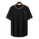 thumbnail image 2 of Playera Negra Hombre Estampado Deportivas Tenis Casual, 2 of 8