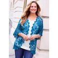 thumbnail image 2 of Catherines Women's Plus Size Graceful Crochet wrap, 2 of 3