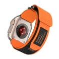 thumbnail image 3 of Bands Compatible with Apple Watch 49mm 45mm 44mm 42mm Men Women, Tactical Nylon Wide Watch Bands Sport Loop Magic Clasp Strap for iWatch Ultra/Ultra 2 Series 9 8 7 6 5 4 3 2 1 SE,Orange, 3 of 7