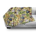 thumbnail image 3 of Children Soft Flannel Fleece Blanket, Funny Animals Hippo Giraffe Koala Parrot Crocodile Zoo Jungle Kids Nursery Graphic, Cozy Plush for Indoor and Outdoor Use, 70" x 90", Multicolor, by Ambesonne, 3 of 6
