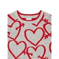 thumbnail image 5 of Way To Celebrate Toddler Valentine's Day Heart Sweater, Sizes 12M-5T, 5 of 5