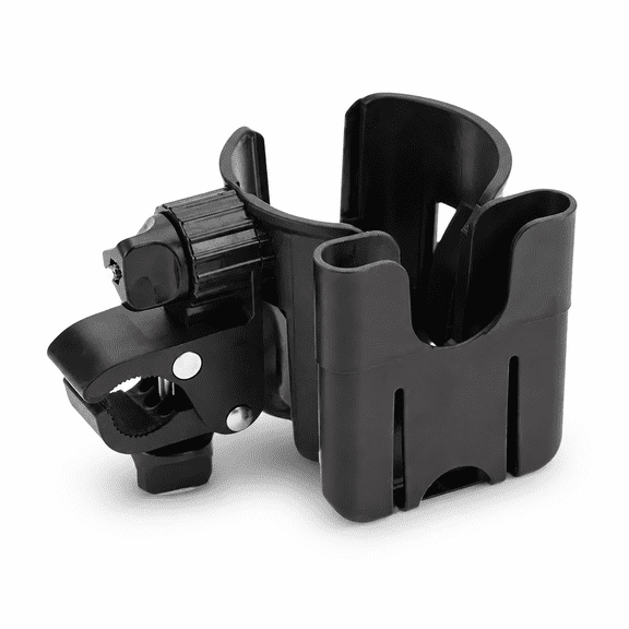 Universal 2-in-1 Cup & Phone Mount Holder, Easy to Clean Smooth Surface Drink Organizer for Bikes, Wheelchairs, Walkers, Scooters