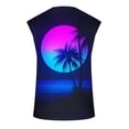 thumbnail image 5 of IROINNID Round Neckline Tank Tops For Men Sleeveless Sports Tank Tops Vest Pullover Graphic Print Tops, 5 of 5