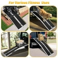 thumbnail image 4 of 5 FT Portable Wheelchair Ramp, Wheel Chair Ramps for Homes with Transition Plate, Aluminum Wheelchair Ramp with Non-Skid Surface and Reflective Strips, Weight Capacity Up to 600 Lbs, 4 of 6