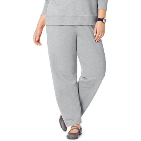 Women's Plus Size Fleece Petite Sweatpant, up to size 5X - Walmart.com