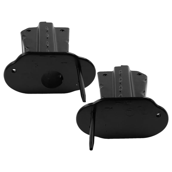 Pair Set of 2 Bumper Face Bar Brackets Retainer Mounting Braces Left & Right