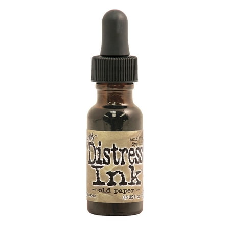 UPC: 0804551968372 | Tim Holtz Distress Ink old paper  0.5 oz. reinker bottle (pack of 3)
