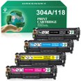 thumbnail image 1 of Cartuchos de Toner GREENSKY OP11008 compatible con HP 304A y Canon 118 kit de 4 piezas, 1 of 5