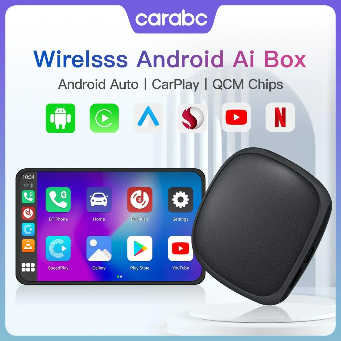 OTTOCAST Android Auto sans Fil Adaptateur Wireless Dongle Connexion Automatique AA Adapte pour OTTOCAST Android Auto sans Fil Adaptateur Wireless Dongle Connexion Automatique AA Adapte pour