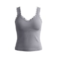 thumbnail image 4 of Zulora Women's V Neck Tank Top Casual Sleeveless Summer Blouse Tops, 4 of 5