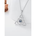 thumbnail image 5 of 100 Languages Projection Necklace I Love You Necklace 925 Sterling Silver Irish Knot Celtic Knot Pendant Necklace jewelry Romantic Gifts for friend Women Valentines Birthday, 5 of 10