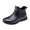 Black, variant on Men's Solid Color Low-Top Rain Shoes Waterproof Outdoor Water Footwear