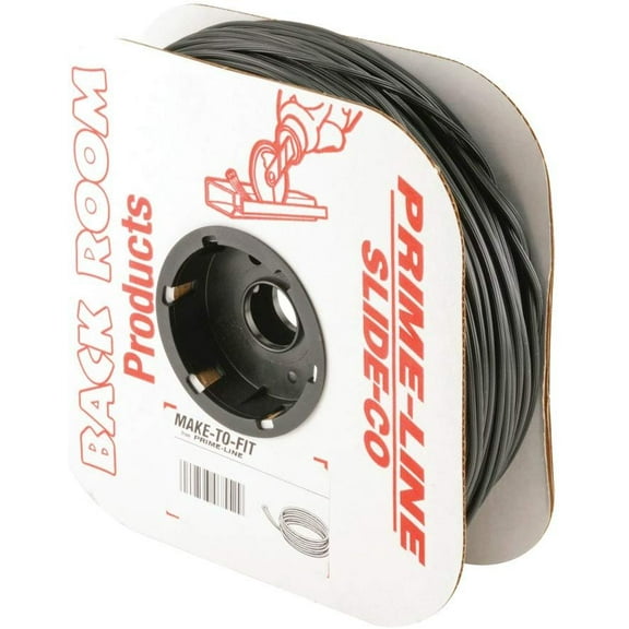 Prime-Line Products P 7604 Screen Retainer Spline, .250-in1/4-in, 250-ft Roll, Black