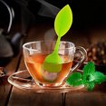 thumbnail image 2 of Juego de 2 infusores/filtros difusores de té verde/filtro de té, forma de té, silicona de grado alimenticio e infusor de acero inoxidable de alta calidad, 2 of 4
