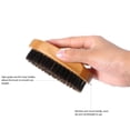 thumbnail image 4 of Boar Bristle Beard Brush, Wooden Handle Mustache and Beard Grooming Brush, TIKA, 4 of 6