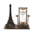 thumbnail image 4 of Iron Tower Hourglass Sand Timer Hour Glasses with Table Centerpiece for Desktop Kitchen Gold, 4 of 8