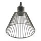 thumbnail image 2 of Jaula de alambre de hierro Yinane para lámpara jaula de metal hueca para bombillas rústica para cocina dormitorio cafetería y exterior Trapecio, 2 of 8