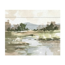 Ethan Harper 'Autumn Stream I' Wood Slat Art 18x22