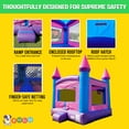 thumbnail image 6 of Pogo Crossover Inflatable Bounce House, Classic Pink Jumper (No Blower), 6 of 10