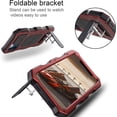 thumbnail image 2 of Compatible avec iPhone 13 Pro max Étui en Métal Étanche, Protecteur d'Écran Intégré Couverture Militaire Robuste Support Complet Protection de l'Objectif de la Caméra pour iPhone 13 Pro max, Rouge, 2 of 5