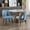 Light Blue, variant on Velvet Dining Chairs, Contemporary Dining Room Chairs with Metal Legs, Accent Chairs Side Chairs Reading Chairs for Living Room Kitchen Home Bedroom (Set of 8)