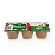 White House Applesauce Original Cups, 6 Pack, 4.0 oz