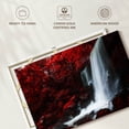 thumbnail image 6 of Elephant Stock Red Autumn Waterfall Wall Art - Horizontal Canvas Wall Art - Living Room Wall Decor - Nature Canvas - Red And White Decor - 12" x 8", 6 of 8