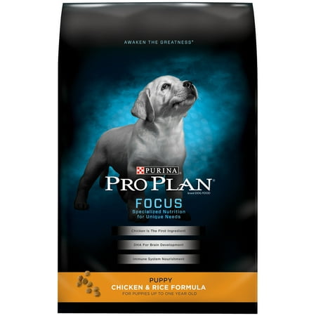 Purina Pro Plan FOCUS Chicken & Rice Formula Dry Puppy Food, 34 lb.
