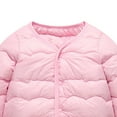 thumbnail image 5 of JUMEYU Girls Winter Jacket Winter Coats for Kids Baby Boys Girls Light Puffer Jacket with Hoods Toddlers Outerwear 12 18 Months (Pink,12-18 Months), 5 of 9