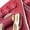 Burgundy, variant on Women's British Style Metal Chain Flat Loafers Round Toe Slip On Comfortable Faux Leather Casual Shoes Burgundy