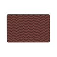 thumbnail image 4 of Chevron Black Red Rugs Doormat, Non-Slip Machine Washable Carpets Floor Door Mat , 36" x 24", 4 of 6