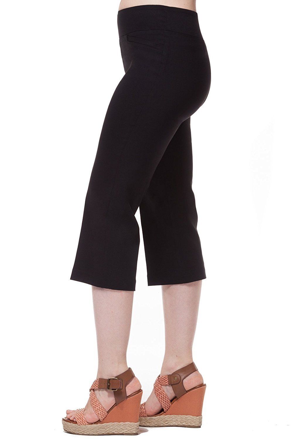 Women's Pull-On Comfort Fit Capri Dress Pants - image 2 of 3