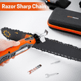 thumbnail image 5 of Electric Chainsaw Sharpener Kit with Diamond Bits - High-Yardmaris Speed Chain Saw Sharpener Tool and 3 High Hardness Sharpening Wheels, Angle Attachment & 2 Wrenches for All Chainsaw Chains, 5 of 8