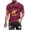 #093-Wine, variant on Kakii Baseball Shirts for Men Game Day Baseball Fan Shirt Mens Casual Baseball Team Short Sleeve Tees