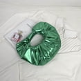 thumbnail image 3 of Bolsos Con Asa Superior Bolsos con asa superior para mujer Bolsos de embrague de fiesta de cuero PU brillante plisado (verde) Ehuebsd Para Estrenar, 3 of 4