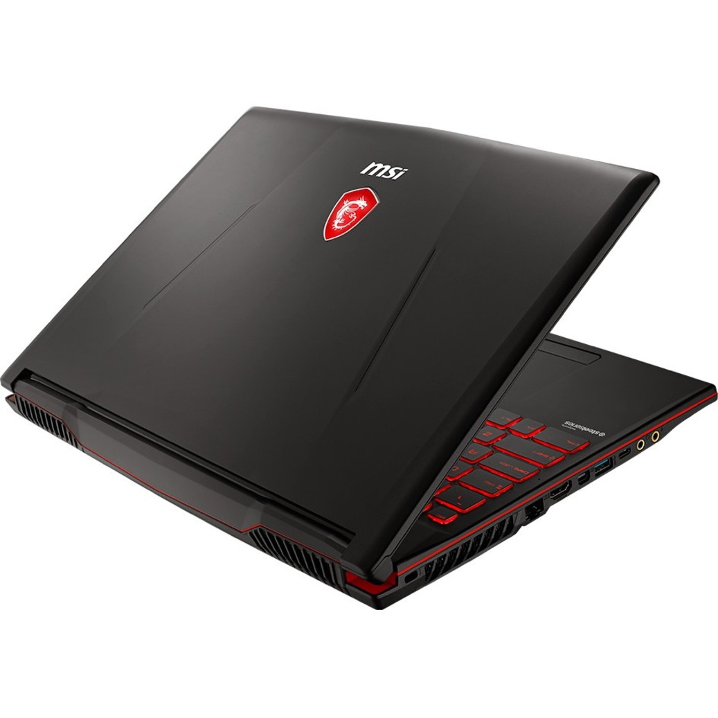MSI 15.6" Full HD Gaming Laptop, Intel Core i5 i5-8300H, 8GB RAM, NVIDIA GeForce GTX 1050 4 GB, 1TB HD, Windows 10 Home, Black, GL63 8RC-499