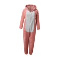 thumbnail image 2 of lionlar Pyjama Combinaison pour Femmes Costume de Cosplay pour Jeu de Rôle Fête Performance sur Scène Rose G, 2 of 9