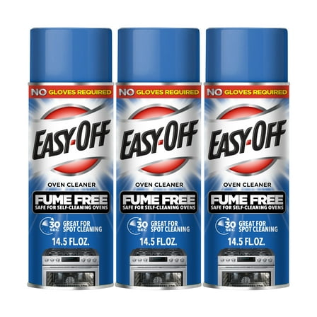 Easy-Off Fume Free Oven Cleaner Spray, Lemon, 14.5 oz (Pack of 3)