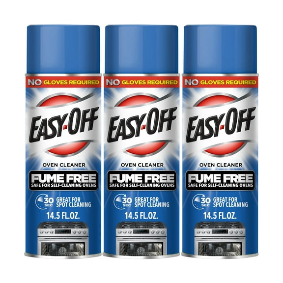 Easy-Off Fume Free Oven Cleaner Spray, Lemon, 14.5 oz (Pack of 3)